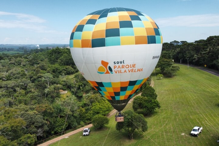 Balão Estacionário Parque Vila Velha | Voo 15m de Altura