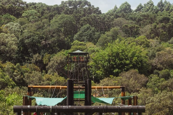 Tirolesa - Galeria Parque Vila Velha 5